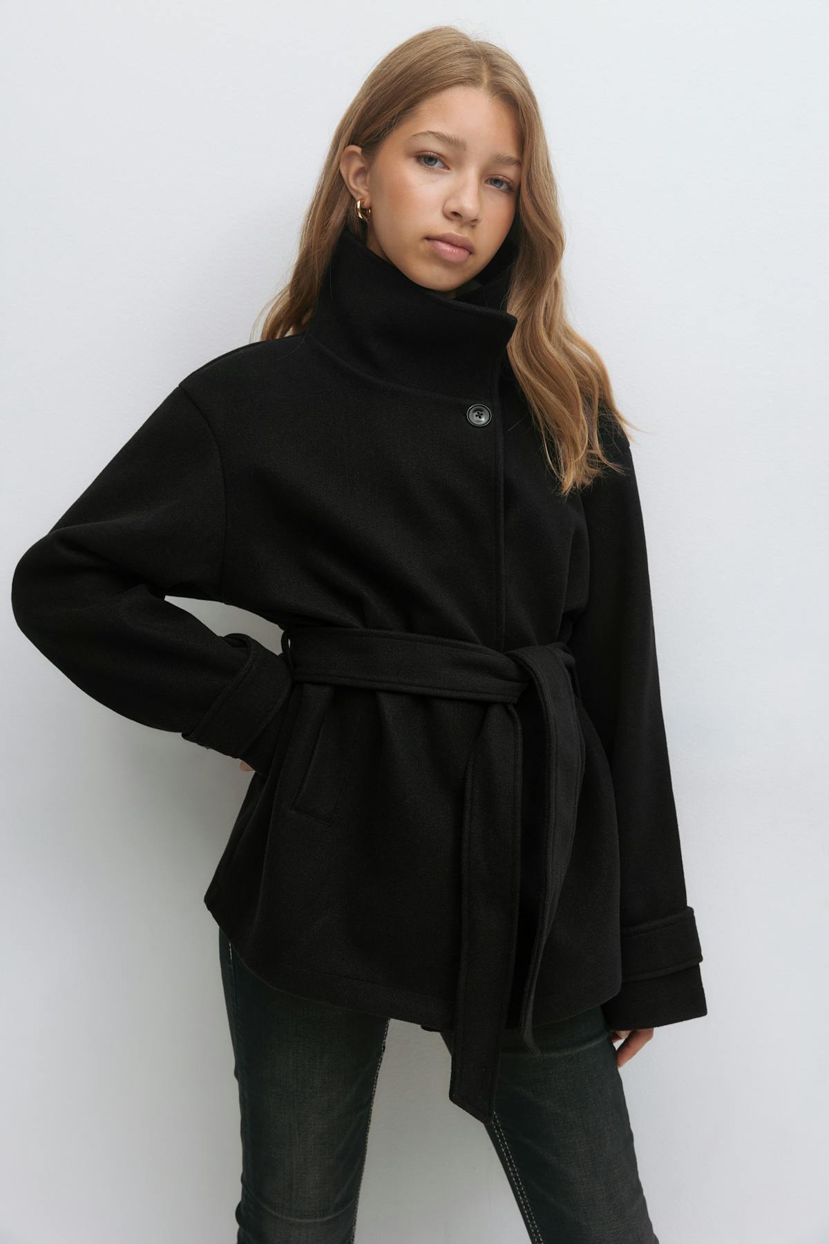 Y felt jacket - Noir