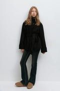 Y felt jacket - Noir