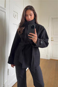 Y felt jacket - Noir