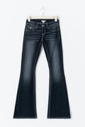 Embroidery jeans - Bleu foncé