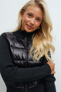 14+ rib puffer jacket - Noir
