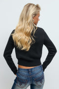 14+ rib puffer jacket - Bleu marine