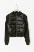 14+ rib puffer jacket - Noir