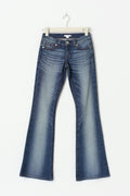 14+ low rise flare jeans tall - Vintage blue
