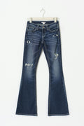 14+ low rise flare jeans tall - Bleu foncé