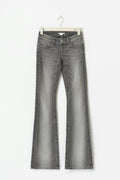 Decorated flare tall jeans - Gris clair