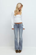 14+ for real low tall jeans - Vintage blue