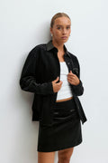 Corduroy shirt - Noir