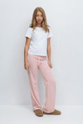 Y velour trousers - Bleu marine