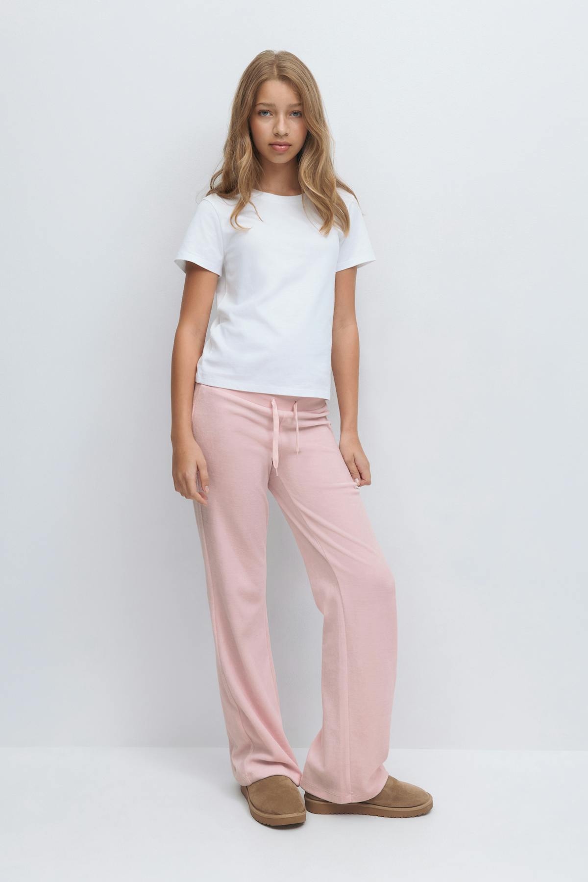 Y velour trousers - Bleu marine