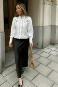 Embroidery anglaise shirt - Blanc