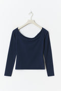 Off shoulder top - Blanc cassé