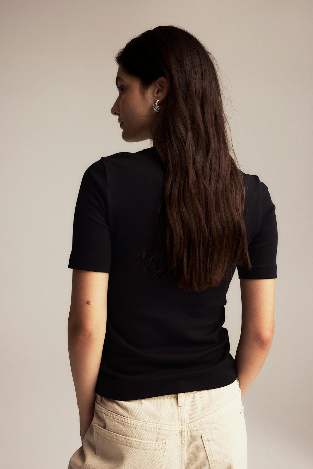 Basic classic top - Noir