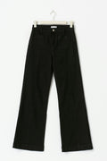 Front seam flare jeans - Noir