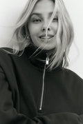 Half zip sweater - Peacoat
