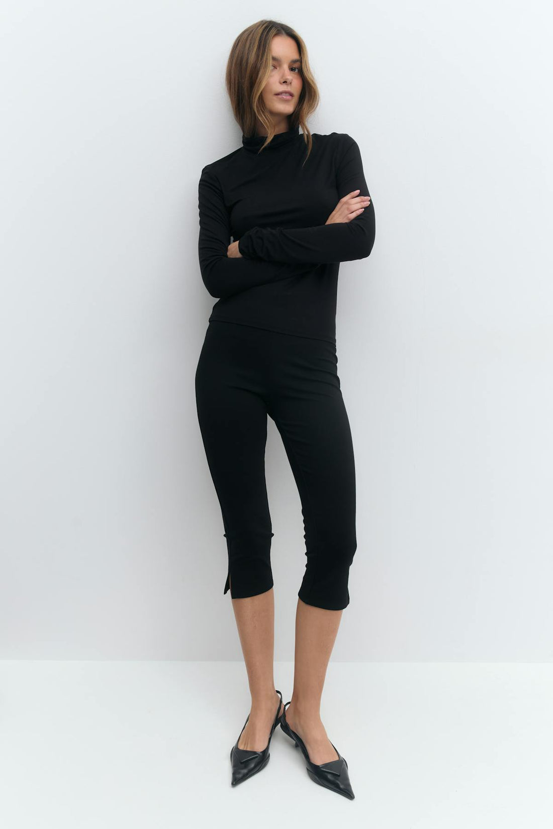 Capri leggings - Noir
