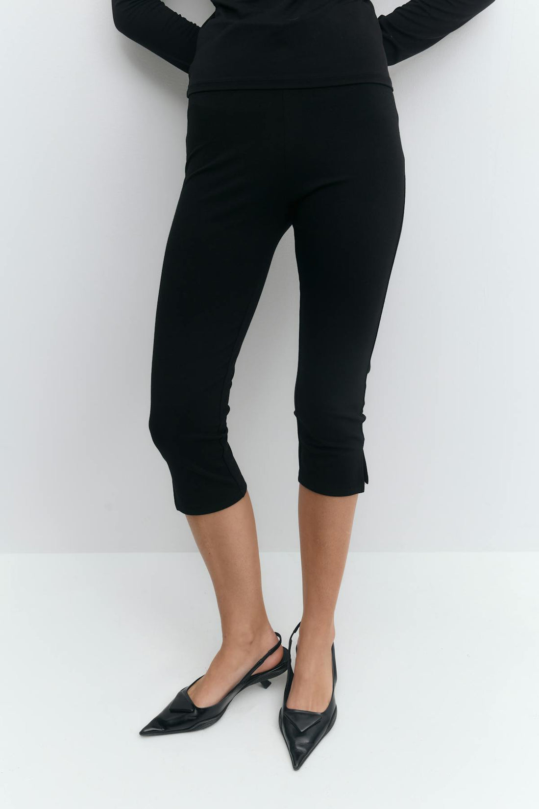 Capri leggings - Noir