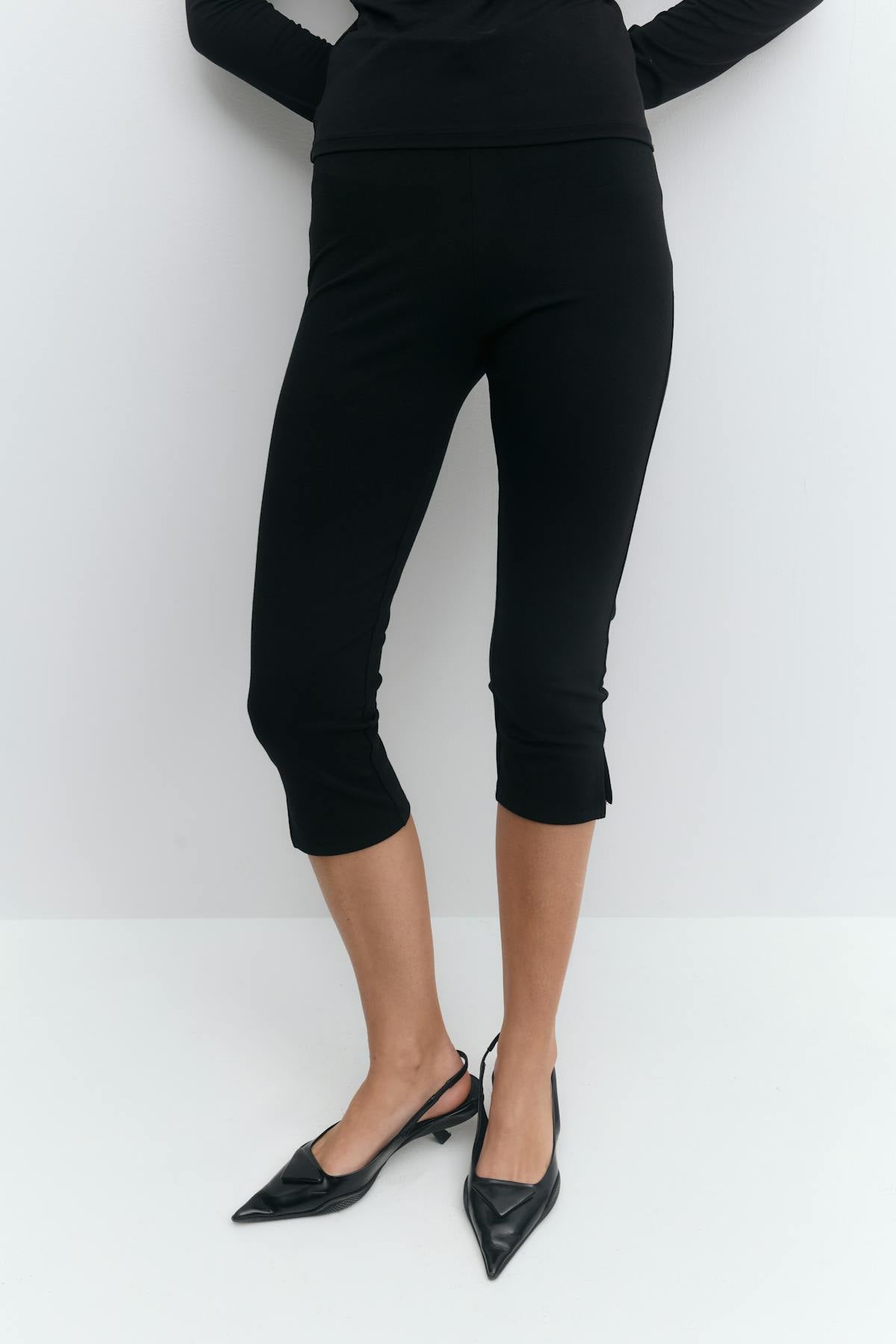 Capri leggings - Noir