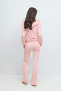 14+ velour trousers - Rose