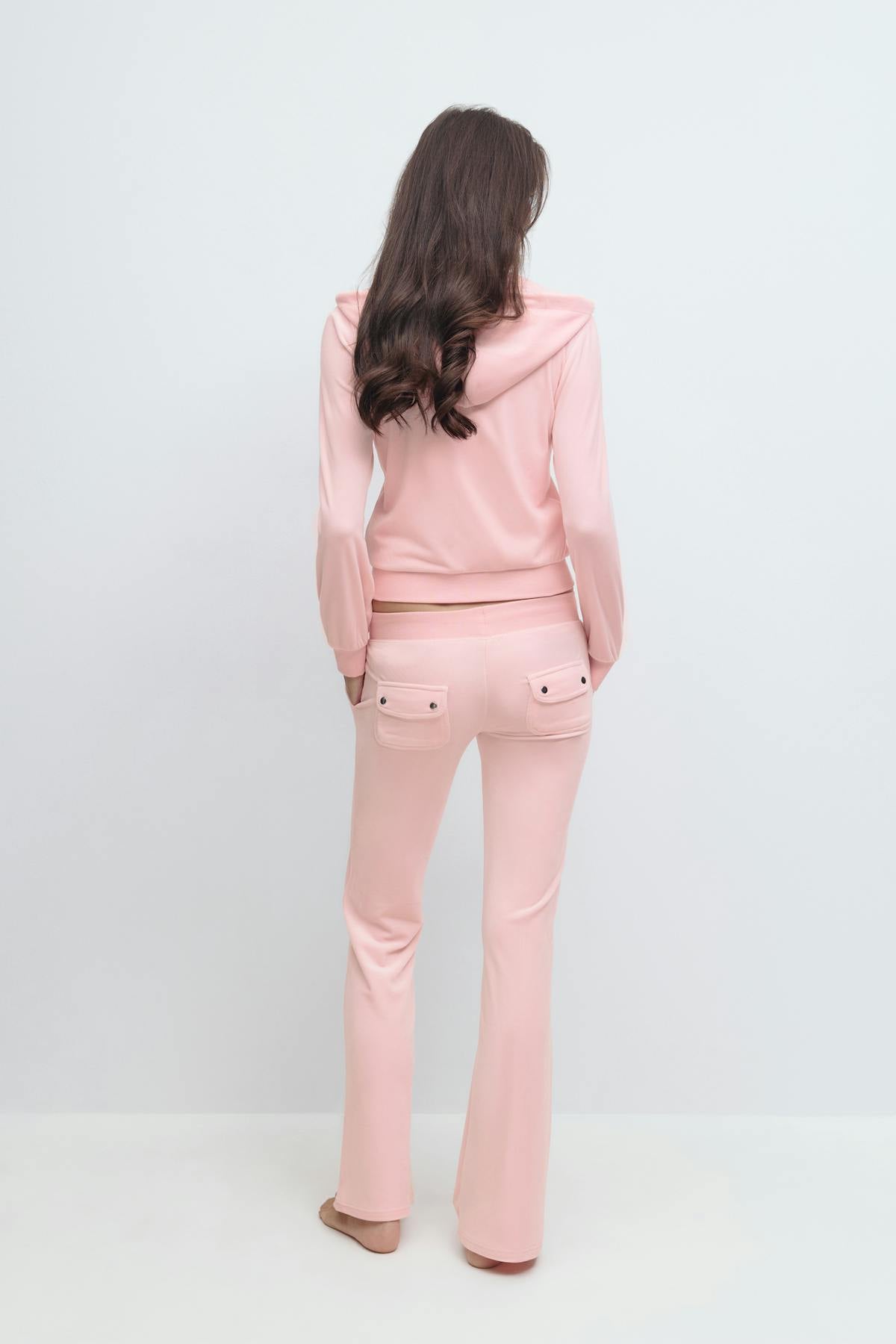 14+ velour trousers - Rose