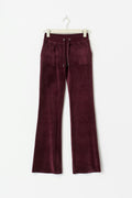 14+ velour trousers - Bordeaux