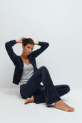 14+ velour trousers - Bleu