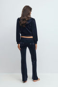 14+ velour trousers - Bleu