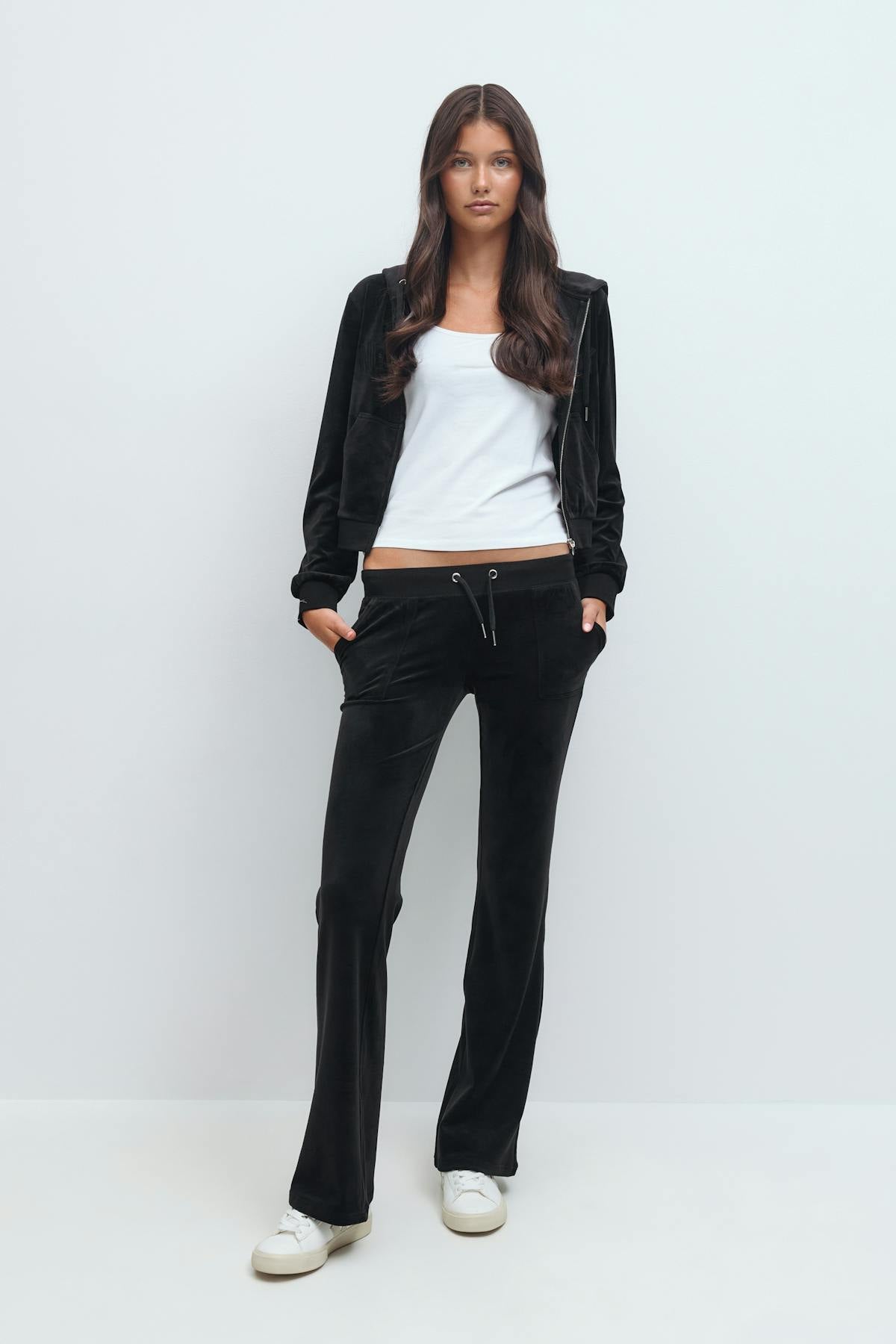 14+ velour trousers - Noir