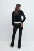 14+ velour trousers - Noir