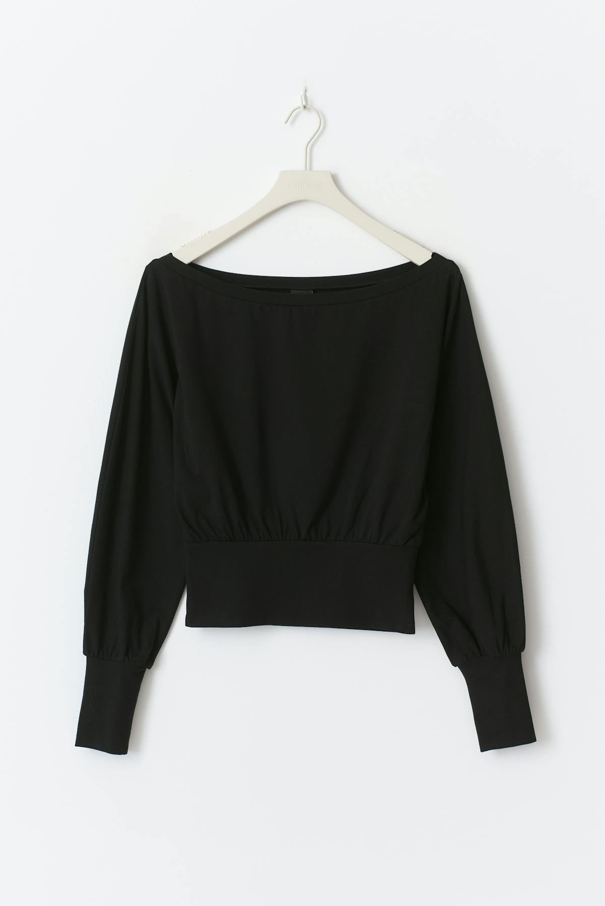 Cuff detail top - Noir