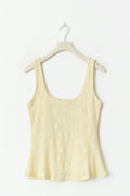Jacquard singlet - Lemon icing