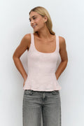 Jacquard singlet - Ballet slipper