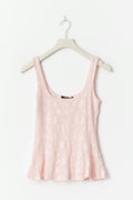 Jacquard singlet - Ballet slipper