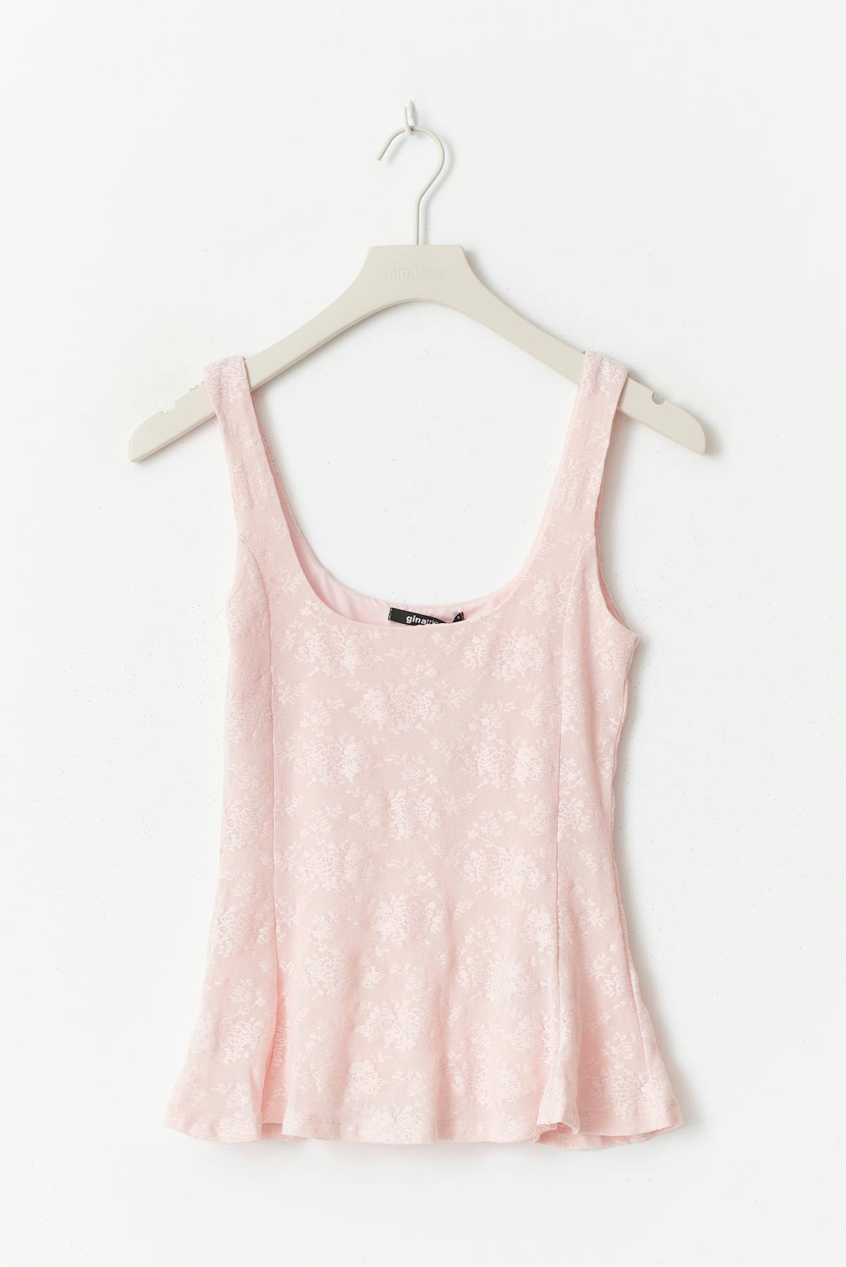 Jacquard singlet - Ballet slipper