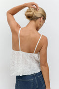 Frill singlet - Blanc