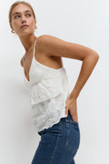 Frill singlet - Blanc