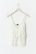 Frill singlet - Blanc