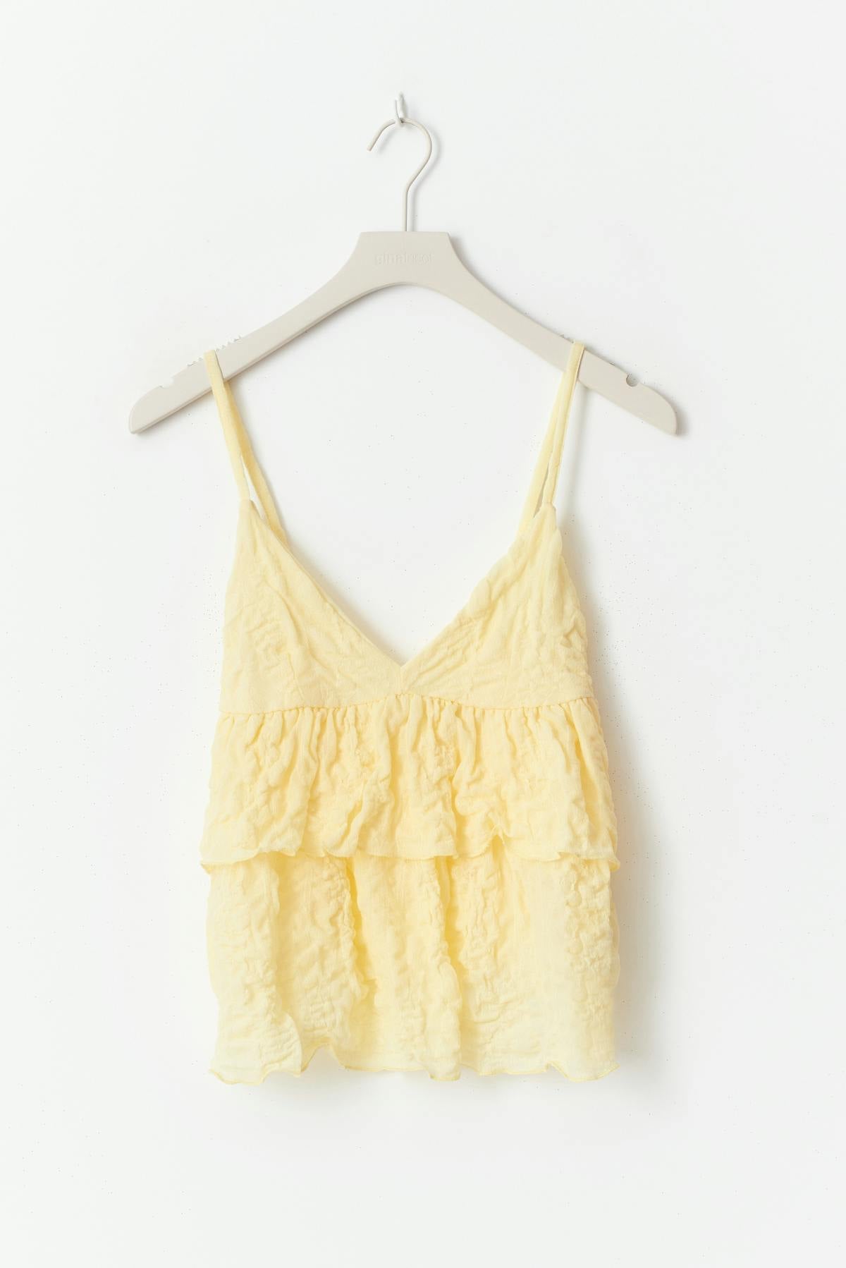 Frill singlet - Blanc