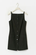 Tailored dress - Black stripe