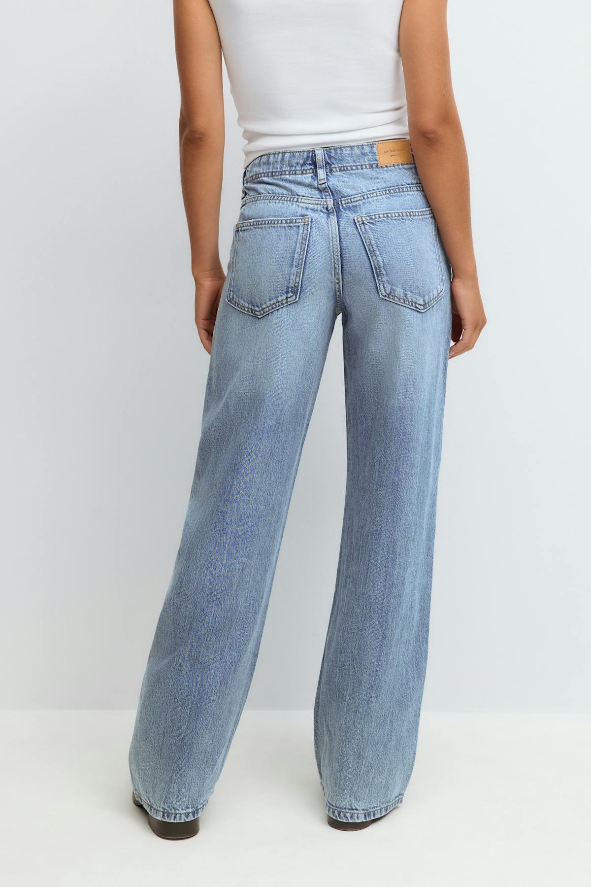 Embellished jeans - Mid blue