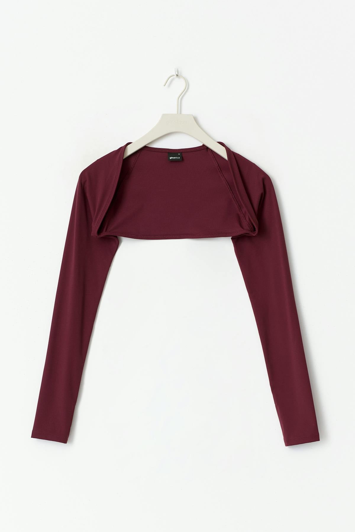 Soft yoga bolero - Bordeaux