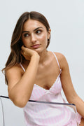 Y cute pj set - Pink/stripe
