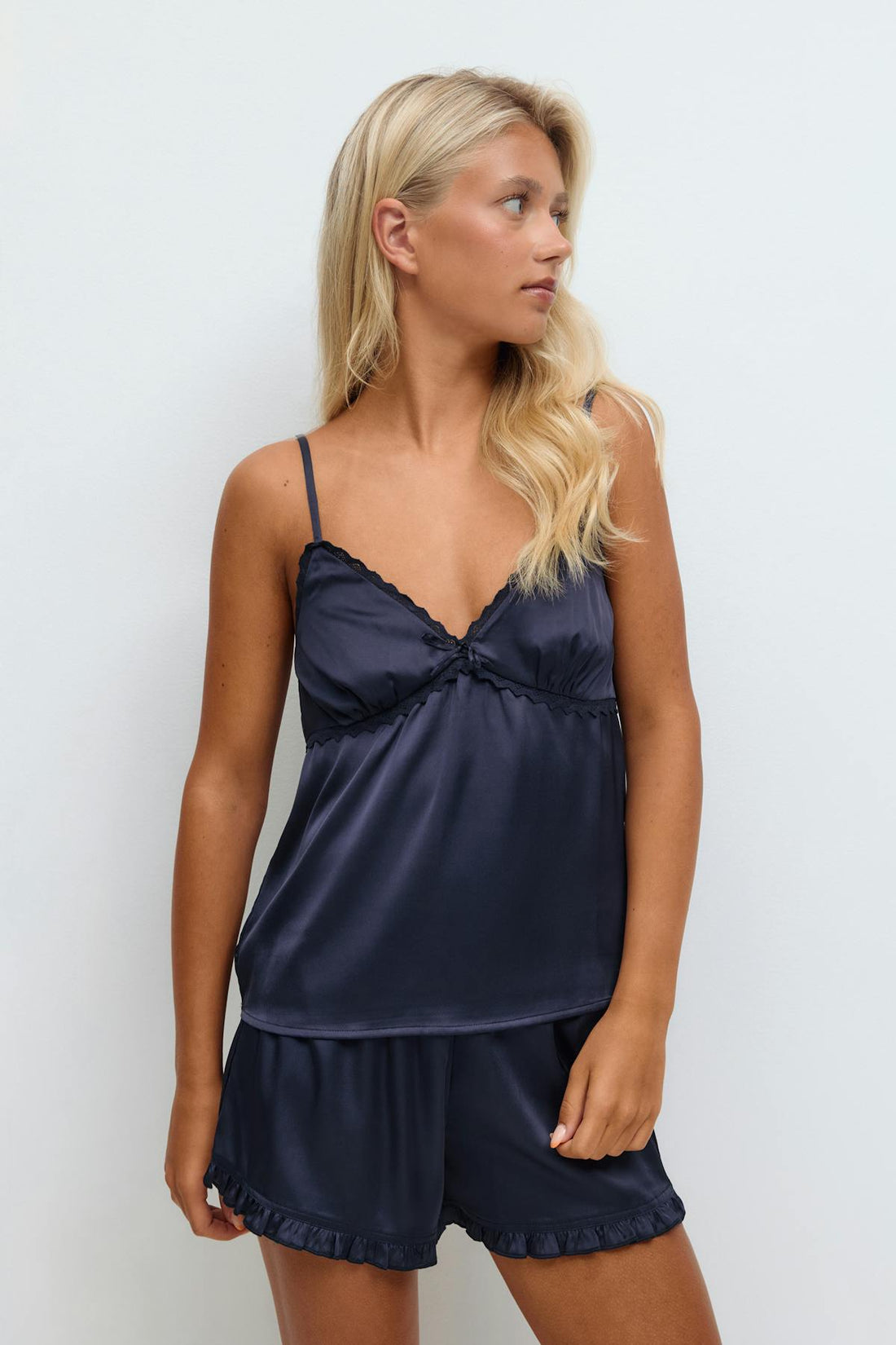 Y cute pj set - Bleu marine