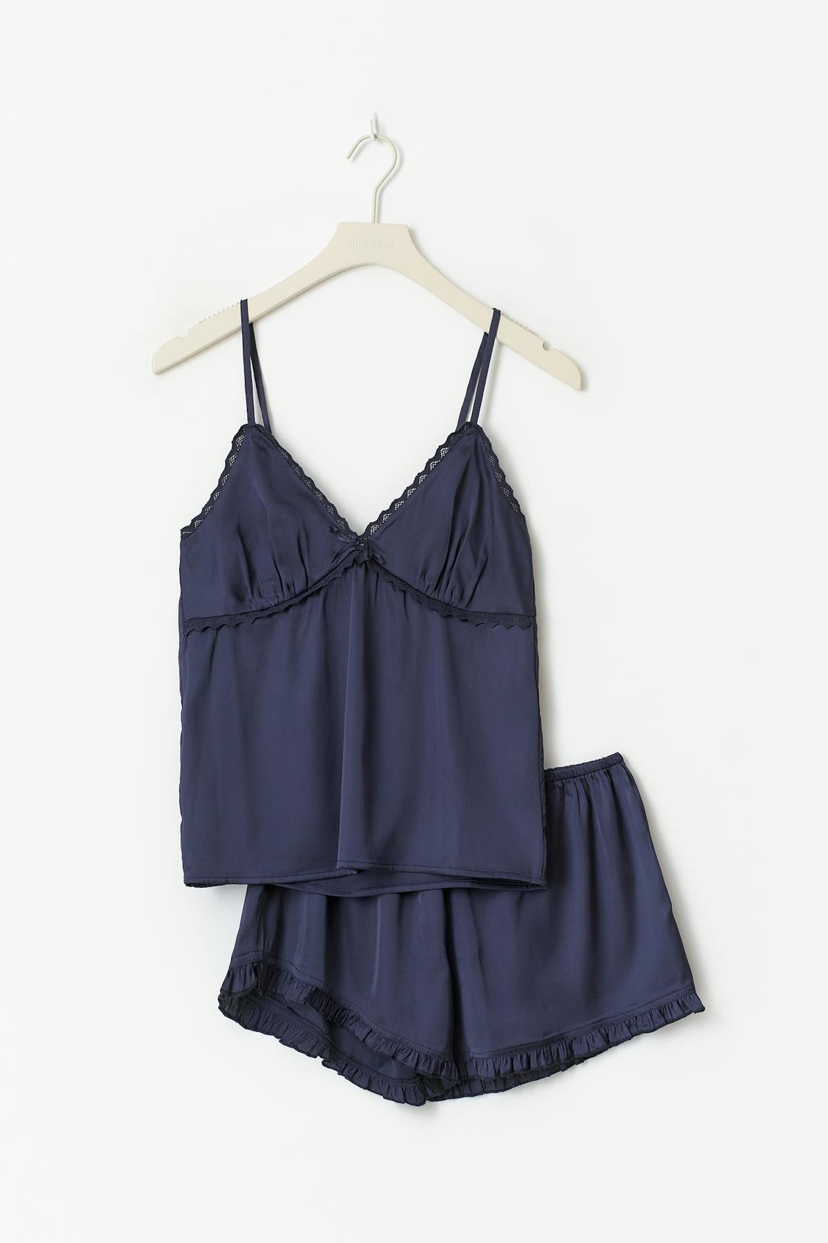 Y cute pj set - Bleu marine