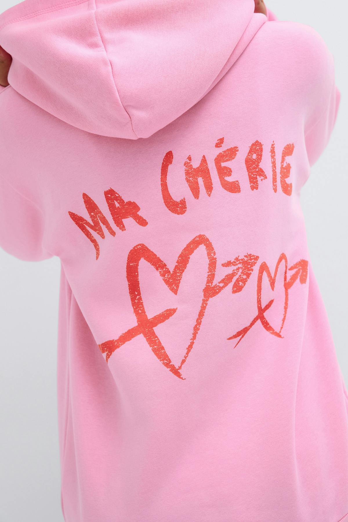 y basic hood - Pink/cherie