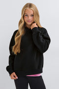 y basic hood - Black/pink wings