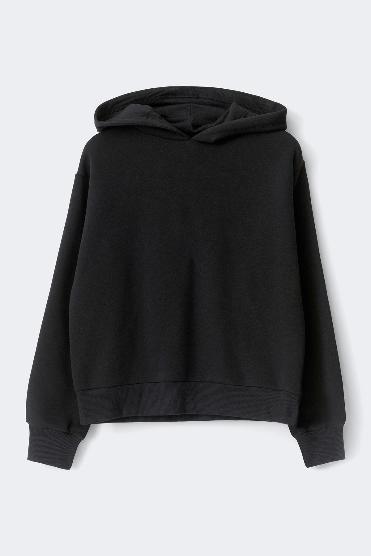 y basic hood - Black/pink wings