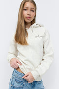 y basic hood - Grey mel/stripe
