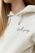 y basic hood - Grey mel/stripe