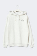 y basic hood - Grey mel/stripe